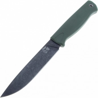 Нож КИЗЛЯР ОТУС черный, рукоять эластрон олива Нож КИЗЛЯР ОТУС черный, рукоять эластрон олива